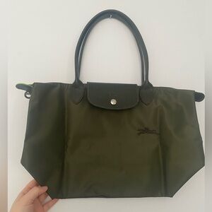 Le pliable M green tote bag